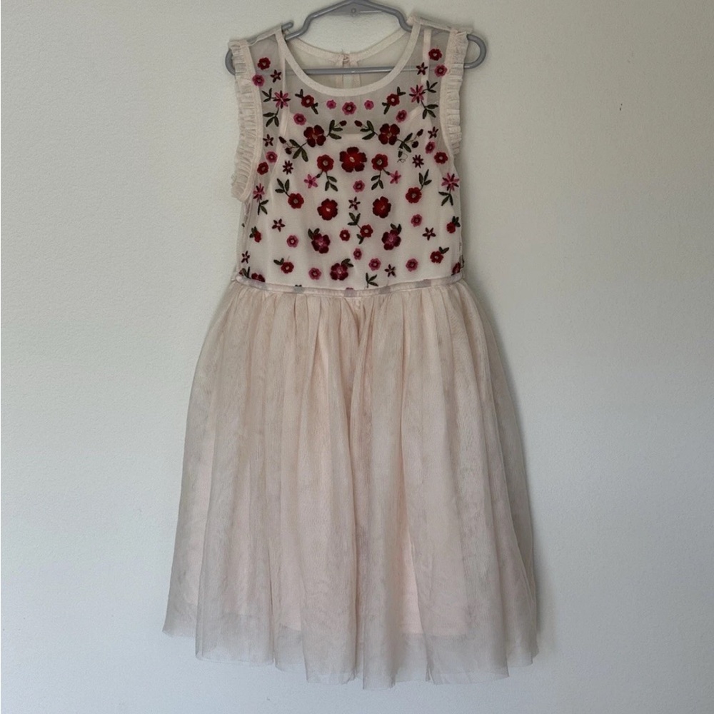 Cat & Jack (Target) Little Girls Size 8 Embroidered Dress